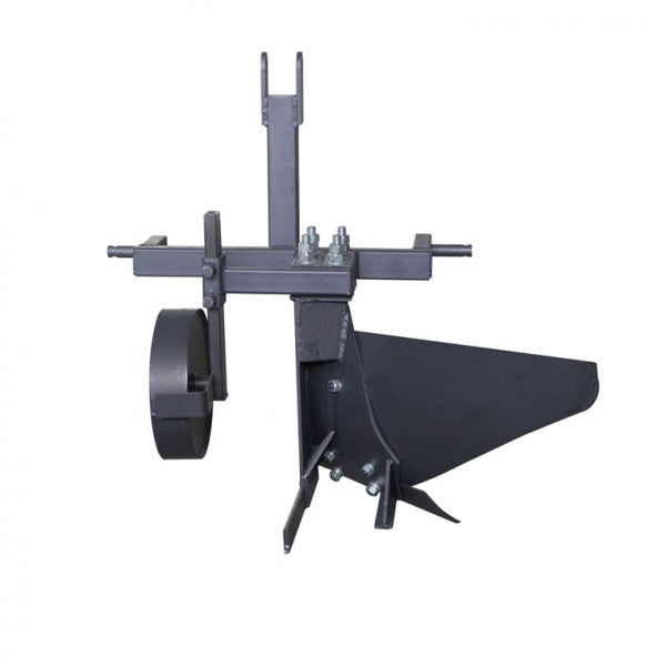 Pług jednokorpusowy do minitraktora (koło podporowe, 3-punktowy układ zawieszenia), (PL11) (chwyt 25 cm)