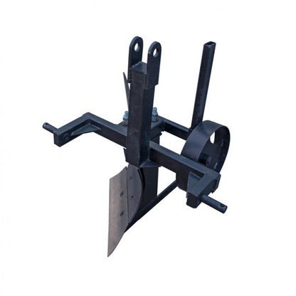 Pług jednokorpusowy do minitraktora (koło podporowe, 3-punktowy układ zawieszenia), (PL11) (chwyt 25 cm)