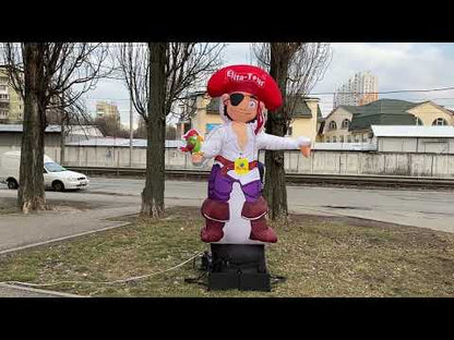 Inflatable pirate aeromen 340 cm for holidays and outdoor advertising