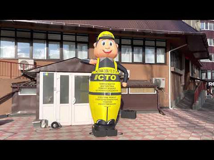 Inflatable figure Master Service Station 340 cm with fan outdoor advertising of car service