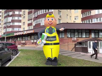 Inflatable advertising man 340 cm for product demonstration on the street