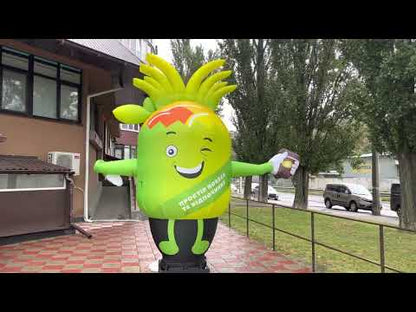 Inflatable Waving Character Vegetable 340cm with Fan for Outdoor Grocery Store Advertising