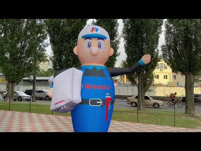 Inflatable call - "Street advertising of building materials"