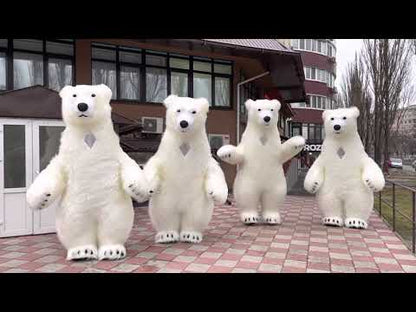 Inflatable bear costume 240 cm for animators