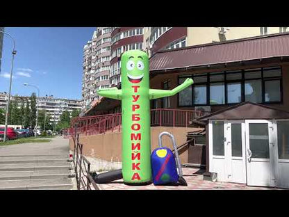 Inflatable column 340 cm for car wash with fan outdoor advertising