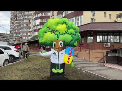 Inflatable figure Tree 340 cm for pharmacy with fan outdoor advertising