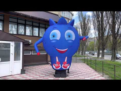 Inflatable blueberry for grocery store advertising 340cm