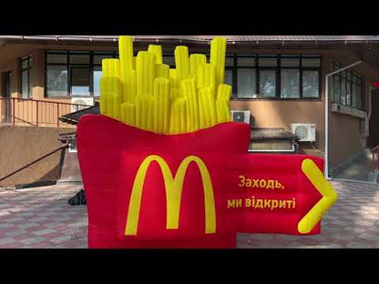 Inflatable potato replica 3m