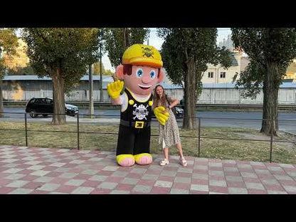 Inflatable animator costume master 240 cm with fan and battery
