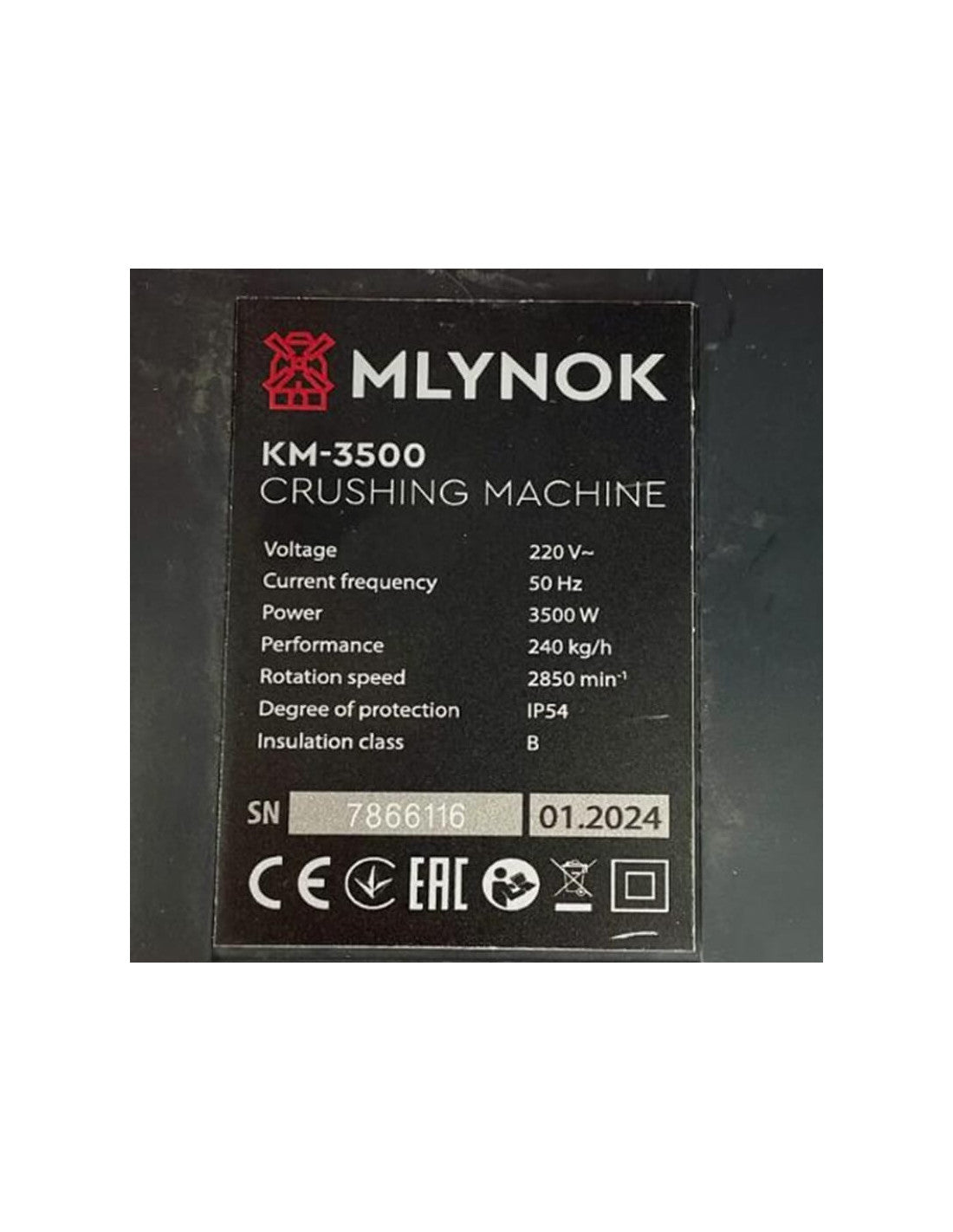 Kruszarka do ziarna MLYNOK KM-3500 (Mlynok)